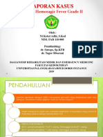 Laporan Kasus: Dengue Hemoragic Fever Grade II