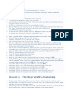 Mission 3 - The Blue Spirit's Awakening: o o o o o
