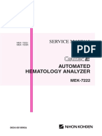 mek7222血球仪维修手册 PDF