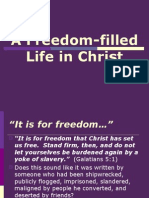 A Freedom-Filled Life in Christ