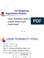 Qualitative Response Regression Models