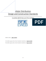 Eweb Water Design and Construction Standards PDF