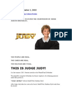 My Blog Judge Judy