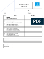 Compressor Tasklist Monthly