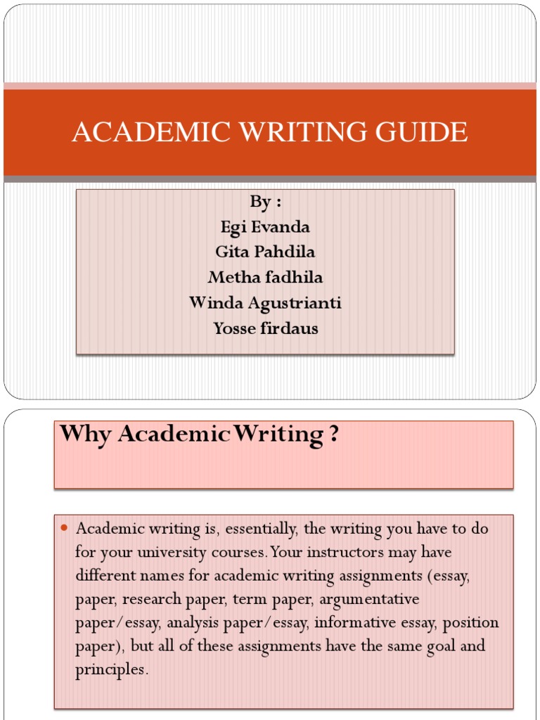 Academic Writing Guide Essentials | PDF | Question | Citation