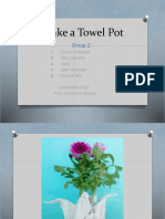 Make A Towel Pot