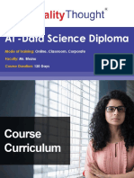 QT Artificial Intelligence Diploma Course Content