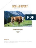 Science Lab Report: Kade Soderstrom