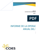 Informe Anual Coes