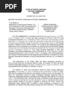 Duke Energy Hot Springs Microgrid State Filing