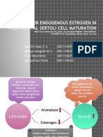 Role For Endogenous Estrogen in Prepubertal Sertoli Cell
