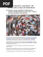 É Preciso Desativar a Paranoia