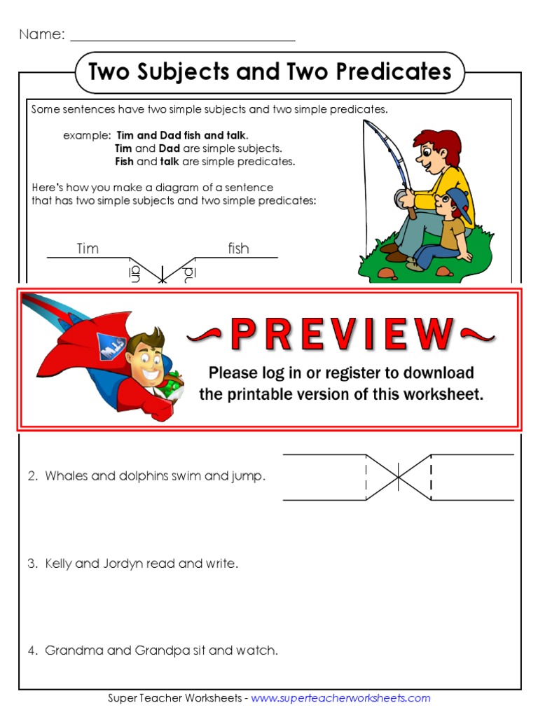 Diagram Sentences Two Pred Subj | PDF | Predicate (Grammar) | Sentence ...
