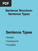 Sentence - Structure - Types G6.ppt Version 1