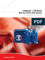 Limitorque L120 Series: Multi-Turn Electric Valve Actuators