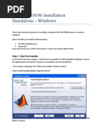 MATLAB 2009b Install Stanadlone Win