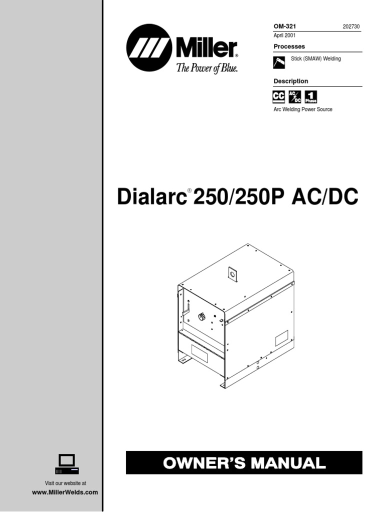 Miller Dialarc 250 Ac-dc | Welding | Construction