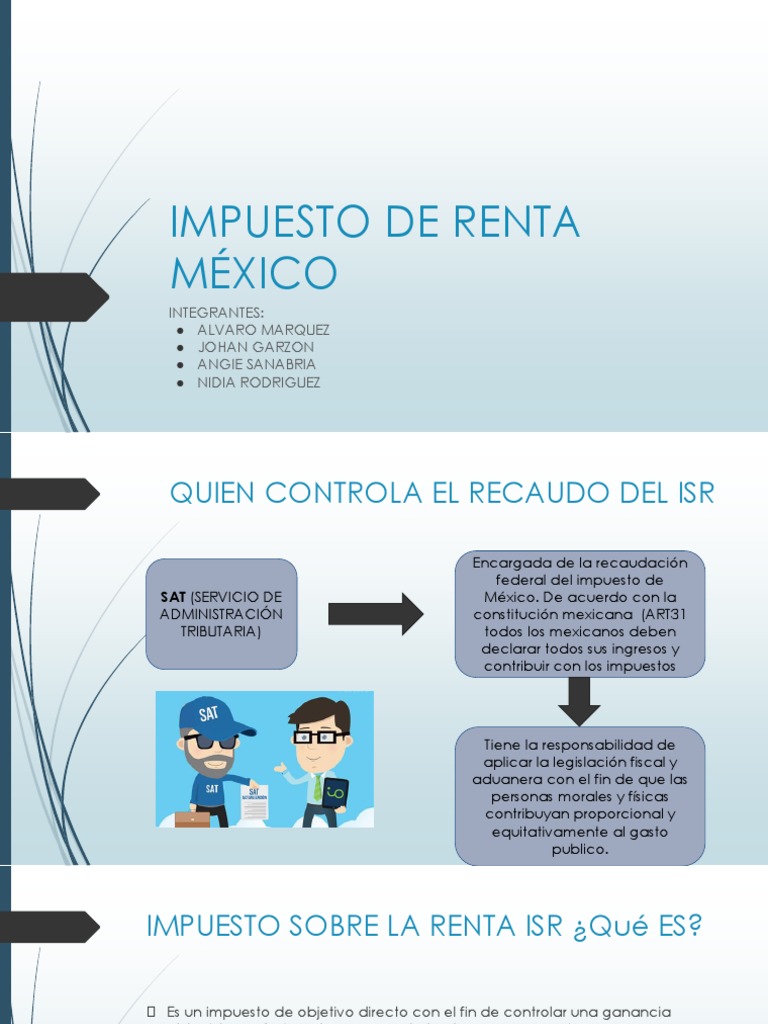 ISR México: Recaudo y Deducciones | PDF | Impuesto sobre la renta ...