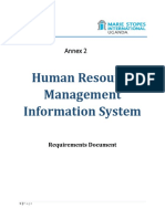 Annex 2 Hrmis Requirements