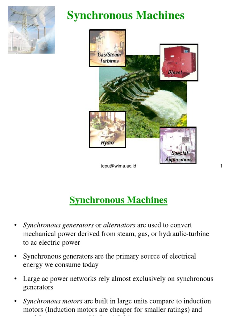 Chapt 6. Synchronous Machnie PDF Electric Motor Force