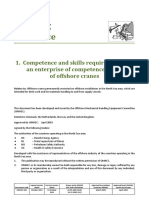 OMHEC Competence and Skills Requirements For An Enterprise of Competence (EOC) of Offshore Cranes