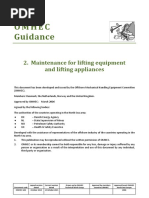 OMHEC Maintenance Lifting Appliances