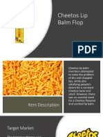 Cheetos Lip Balm Flop