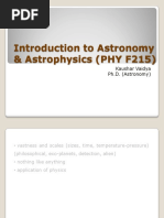 Introduction To Astronomy PDF