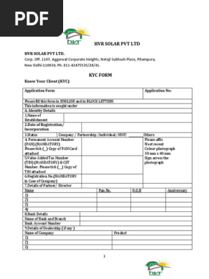 KYC Form
