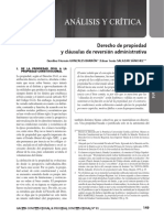 03 05 Gonzáles Barrón - Derecho de Propiedad y Cláusula de Reversión