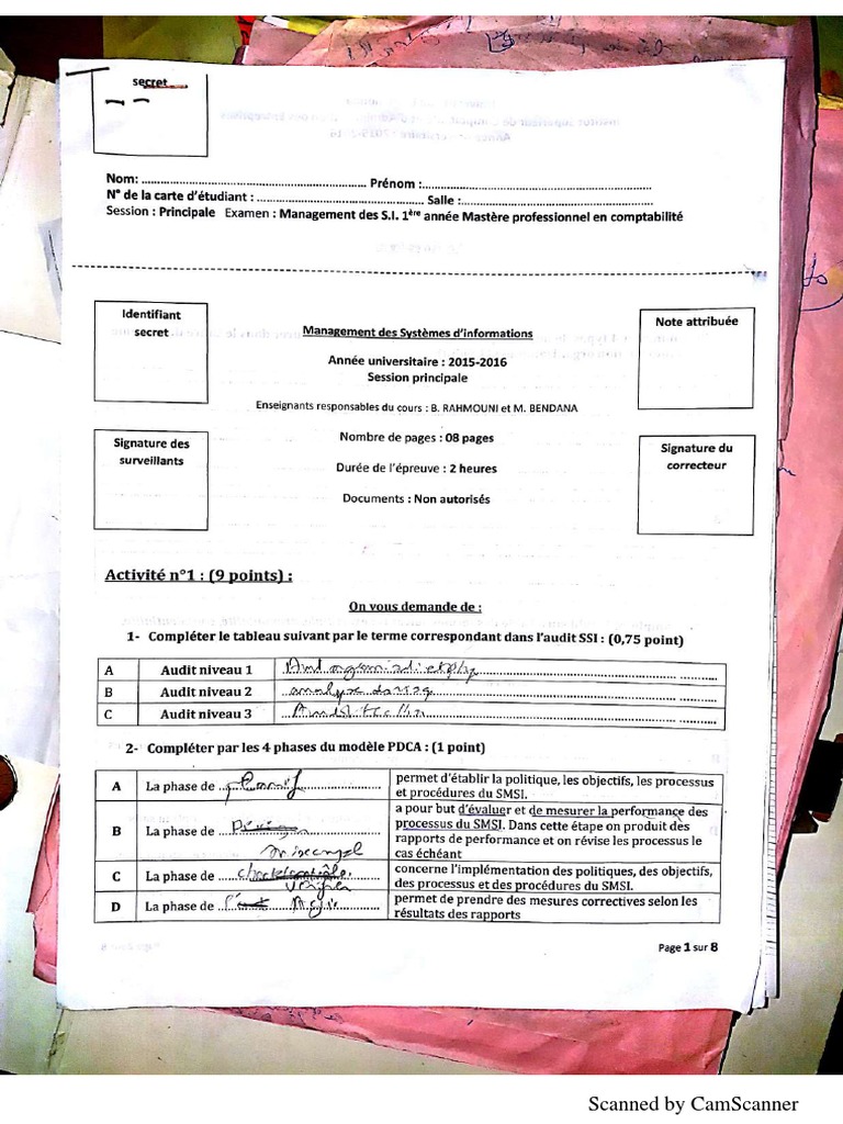 Examen Msi. | PDF