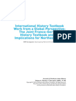 International History Textbook Work From A Global Perspective: The Joint Franco-German History Textbook and Its Implications For Northeast Asia