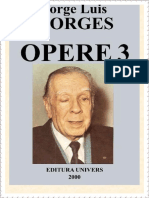 Jorge Luis Borges - Opere Vol. 03 (Ed. Univers, 2000)