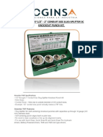 Greenlee 7307 1/2" - 2" Conduit Size Slug-Splitter SC Knockout Punch Kit