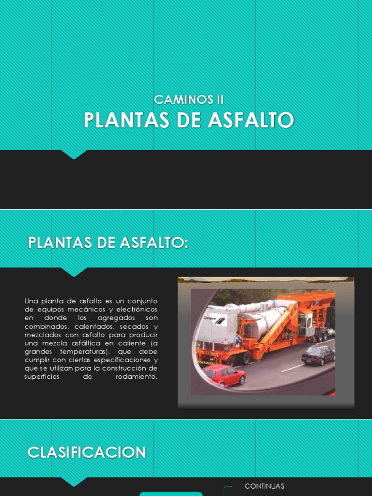 Plantas de Asfalto | PDF | Asfalto | Materiales