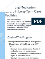 Preventing Medication Errors in Long-Term Care Facilities