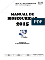 Manual de Bioseguridad Banco de Sangre
