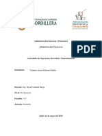 Administración Bancaria y Financiera: Actividades OIF