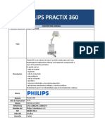 Philips Practix 360 portátil sistema de rayos X