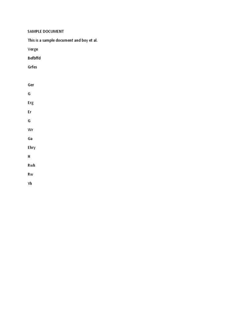 Very Important Document | PDF