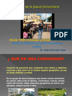 Historia de La Salud Comunitaria: Dr. Jorge Huarcaya Lòpez