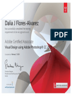Flores Dalia - Photoshop Certification