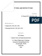 Computer Architecture: First Edition