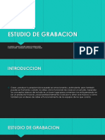 Estudio de Grabacion