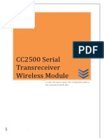 CC2500 Serial Transreceiver Wireless Module