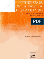 Francisco Rodriguez Adrados Historia de La Fabula Greco Latina Tomo II LA FABULA EN EPOCA IMPERIAL ROMANA Y MEDIEVAL PDF