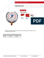 Manometro Presion 300 Psi Ul FM PDF