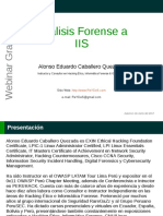 Webinar Gratuito: Análisis Forense A IIS