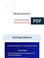 4acid Base Balance and Renal Function Tests
