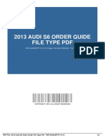 IDa63f89ea9-2013 Audi s6 Order Guide File Type PDF